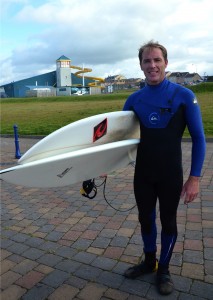 IT Sligo lecturer Kerry Larkin is representing Ireland at the European Surfing Championships in the Azores this week
