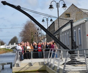 IWAI National Council Members on  Boardwalk at Grand Canal Tullamore